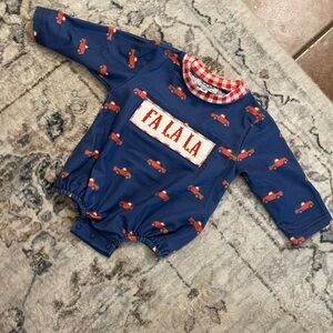 Christmas Smocked Bubble